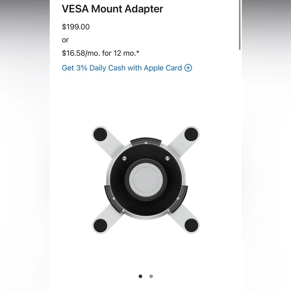 Apple Vesa mount adapter